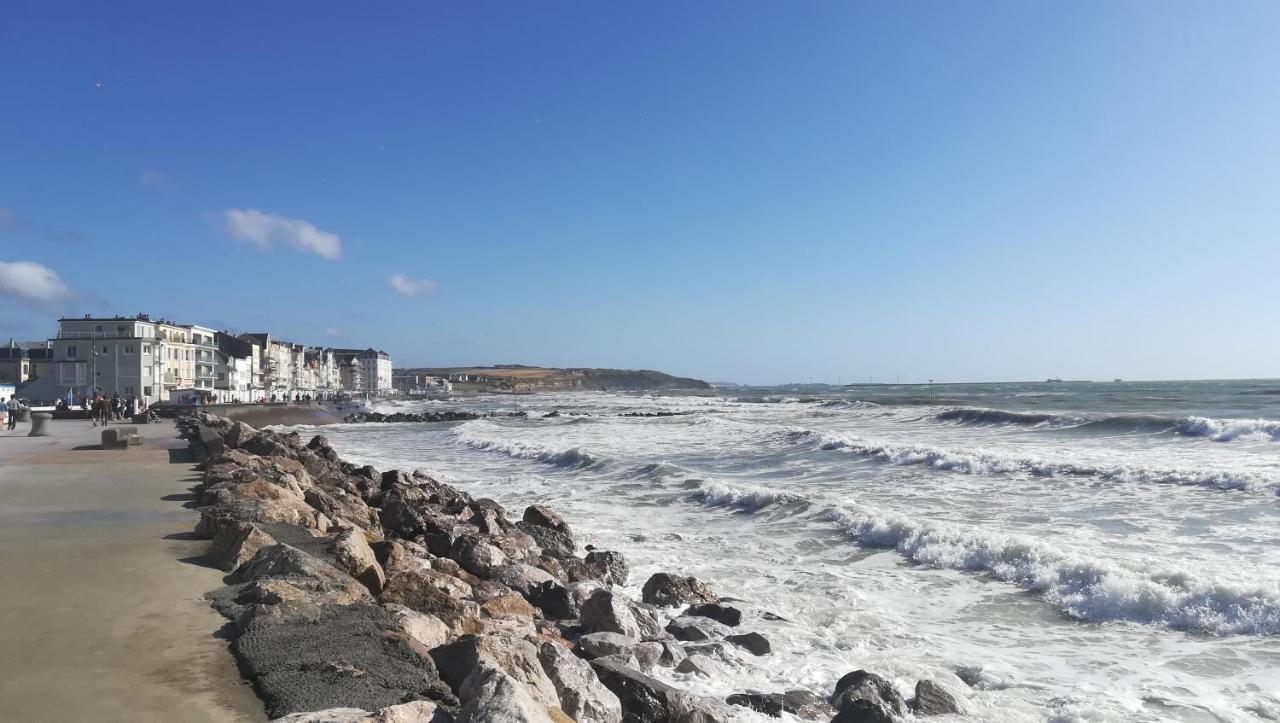 Appartement l'Estivalière face à la mer Wimereux Exterior foto